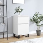 vidaXL Buffet blanc 40x35x70 cm bois d’ingénierie