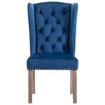 vidaXL Chaises à manger lot de 6 bleu velours