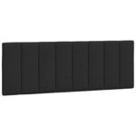 vidaXL Lit avec matelas noir 140x200 cm velours