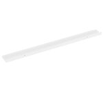 vidaXL Étagères murales 4 Pièces Blanc brillant 100x9x3 cm