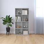 vidaXL Bibliothèque/Buffet Sonoma gris 66x30x130 cm Bois d'ingénierie