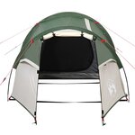 vidaXL Tente de camping tunnel 3 personnes vert imperméable