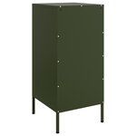 vidaXL Buffet vert olive 36x39x79 cm acier laminé à froid