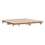 vidaXL Cadre de lit sans matelas 160x200 cm bois massif de pin