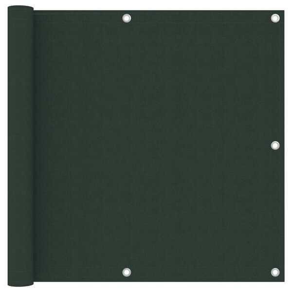 vidaXL Écran de balcon Vert foncé 90x300 cm Tissu Oxford