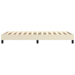 vidaXL Cadre de lit sans matelas crème 80x200 cm similicuir