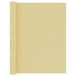 vidaXL Tapis de tente 250x500 cm Beige