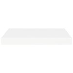 vidaXL Étagères murales flottantes 2 Pièces blanc 40x23x3 8 cm MDF