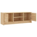 vidaXL Meuble TV chêne sonoma 102x30x37 5 cm bois d'ingénierie