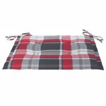vidaXL Chaises de jardin avec table à thé et coussins Acacia solide