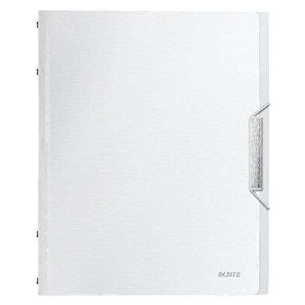 Trieur Style 12 Touches en Polypropylène Effet brossé Blanc LEITZ