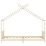 vidaXL Cadre de lit d'enfant Bois de pin massif 90 x 200 cm