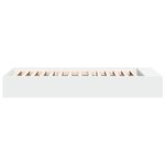 vidaXL Cadre de lit sans matelas blanc 90x200 cm