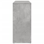 vidaXL Buffet gris béton 90 5x29 5x65 cm bois d'ingénierie