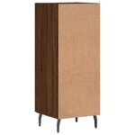 vidaXL Buffet Chêne marron 34 5x34x90 cm Bois d'ingénierie