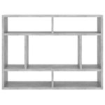 vidaXL Étagère murale Gris béton 75x16x55 cm Bois d'ingénierie