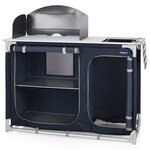 Campart travel cuisine d'extérieur alicante bleu 121 5x82x114 cm