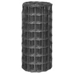 vidaXL Clôture euro Acier 25 x 0 8 m Gris