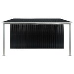 Vidaxl abri de jardin à portes coulissantes anthracite 386x312x178 cm