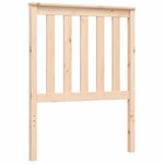 vidaXL Cadre de lit sans matelas bois massif