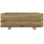 vidaXL Jardinière 70x70x26 5 cm bois de pin imprégné