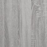 vidaXL Chariot de cuisine Sonoma gris 60x45x80 cm Bois d'ingénierie