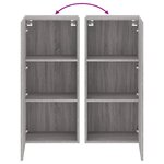vidaXL Meuble TV mural sonoma gris 40 5x30x90 cm bois d'ingénierie
