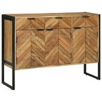 vidaXL Buffet 100x30x75 cm Bois Massif d'Acacia