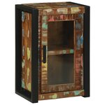 vidaXL Meuble mural de salle de bain Multicolore 40x30x60 cm en bois massif récupéré