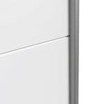 Armoire 2 portes coulissantes - Panneaux de particules - Blanc - 170 3 x 61 2 x 190 5 cm - ULOS