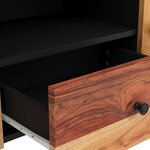 vidaXL Meuble TV 105x33 5x46 cm bois d'acacia solide et d'ingénierie