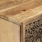 vidaXL Armoires latérales 2 Pièces 60x33x75 cm bois massif de manguier