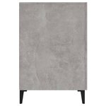 vidaXL Bureau Gris béton 140x50x75 cm Bois d'ingénierie
