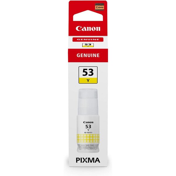 Bouteille d'encre gi-53 y 60ml jaune canon