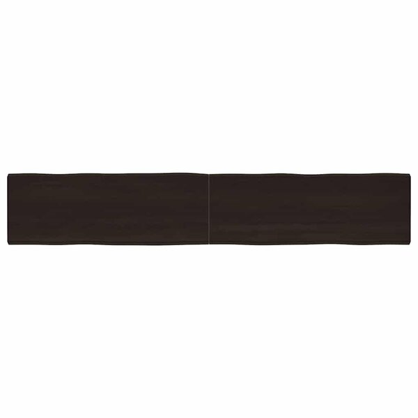 vidaXL Dessus de table bois massif traité bordure assortie