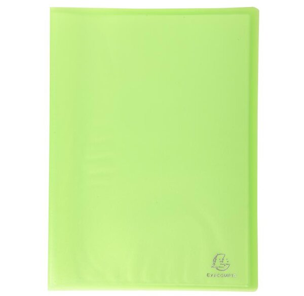 Protège document polypropylène CHROMALINE, 40 vues, assortis EXACOMPTA