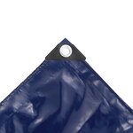 vidaXL Bâche 650 g / m² 3 x 6 m Bleu