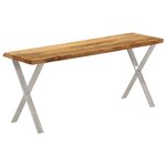 vidaXL Banc avec bord vivant 105 cm bois d'acacia massif