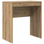 vidaXL Bureau avec rangement Chêne artisanal Bois d'ingénierie