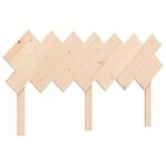 vidaXL Cadre de lit sans matelas 140x200 cm bois massif