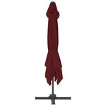 vidaXL Parasol de jardin en porte-à-faux avec mât en aluminium