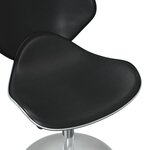 vidaXL Chaises à manger lot de 2 noir similicuir