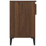vidaXL Armoire à chaussures Chêne marron 102x36x60cm Bois d'ingénierie