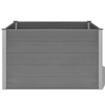 vidaXL Lit surélevé de jardin WPC 150x100x91 cm Gris