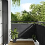 vidaXL Écran de balcon anthracite 90x700 cm 100  polyester oxford