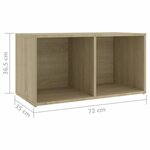 vidaXL Meubles TV 4 Pièces Chêne sonoma 72x35x36 5 cm Bois d'ingénierie