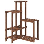 vidaXL Support à fleurs 62 5x61 5x101 5 cm bois massif de sapin