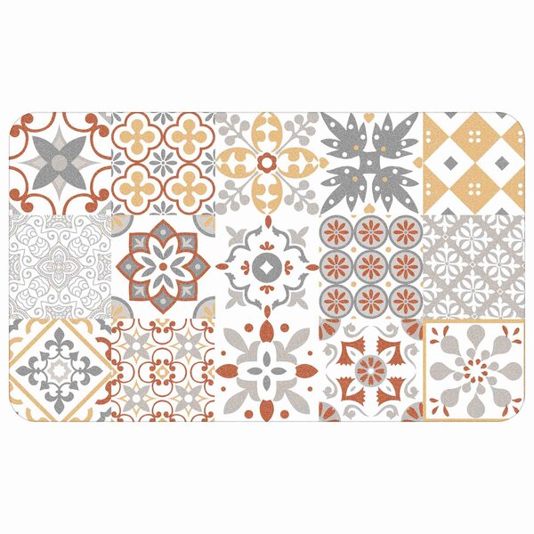 Tapis Rectangle 45x75 cm Mousse Salou Orange