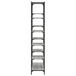 vidaXL Bibliothèque sonoma gris 100x32x170 cm bois d'ingénierie et fer