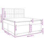 vidaXL Sommier à lattes de lit et matelas Vert foncé 200x200cm Velours